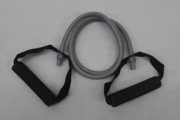 PowerFit Resistance Band with Handles-Grey