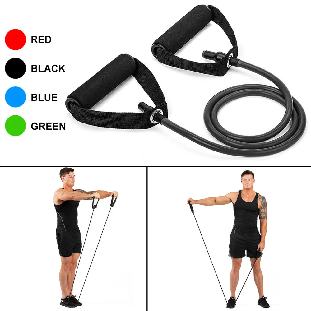 Pull Rope Elastic Resistance Bands Fitness Workout Exercise