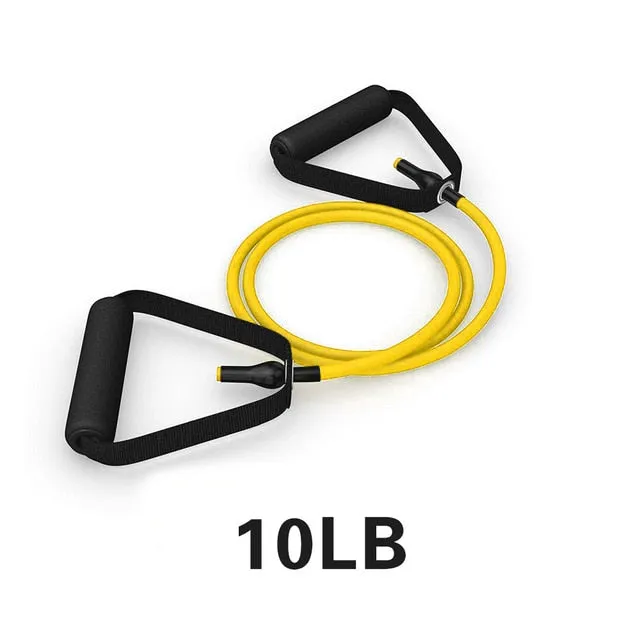 Pull Rope Elastic Resistance Bands Fitness Workout Exercise