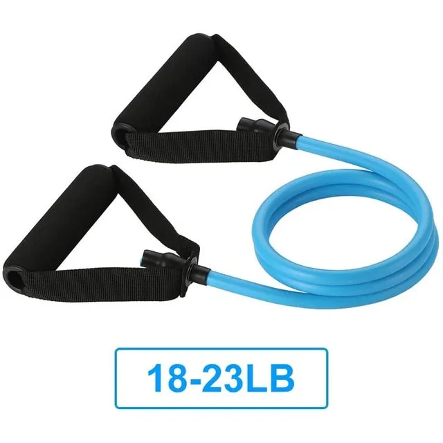 Pull Rope Elastic Resistance Bands Fitness Workout Exercise