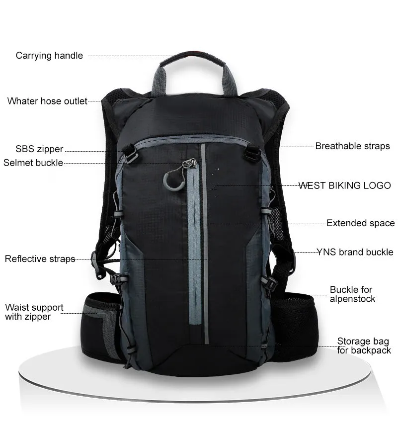 Sidiou Group Ultralight Portable Folding Backpack Pouch Waterproof Hiking Rucksack Bike Backpack