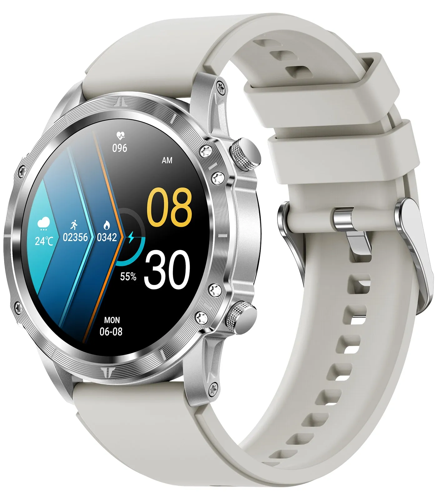 Smartwatch for Men Women 1.32” HD Display Fitness Trackers Watch with Bluetooth Calling Heart Rate Detection Sleep Monitor 70  Sports Modes Step Counter Watch for iOS Android