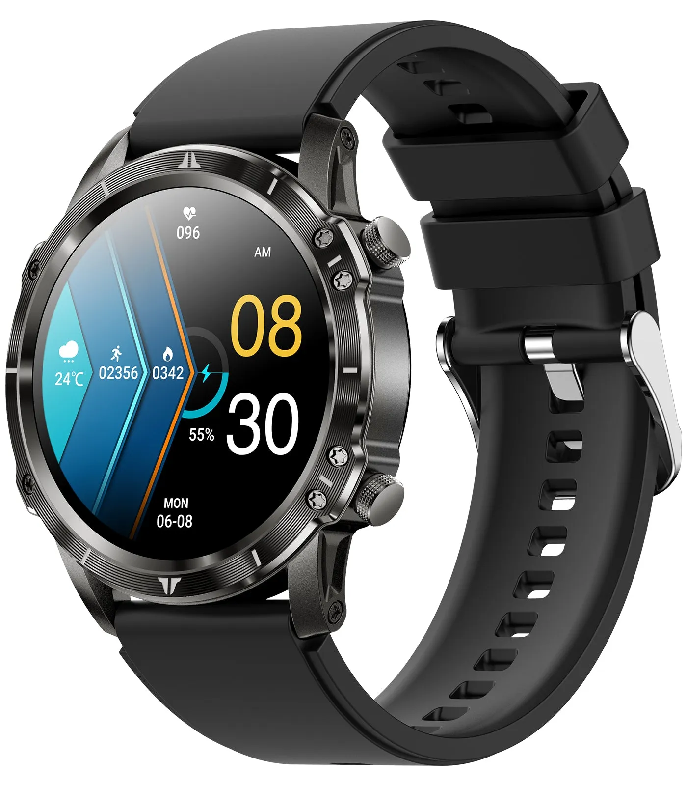 Smartwatch for Men Women 1.32” HD Display Fitness Trackers Watch with Bluetooth Calling Heart Rate Detection Sleep Monitor 70  Sports Modes Step Counter Watch for iOS Android
