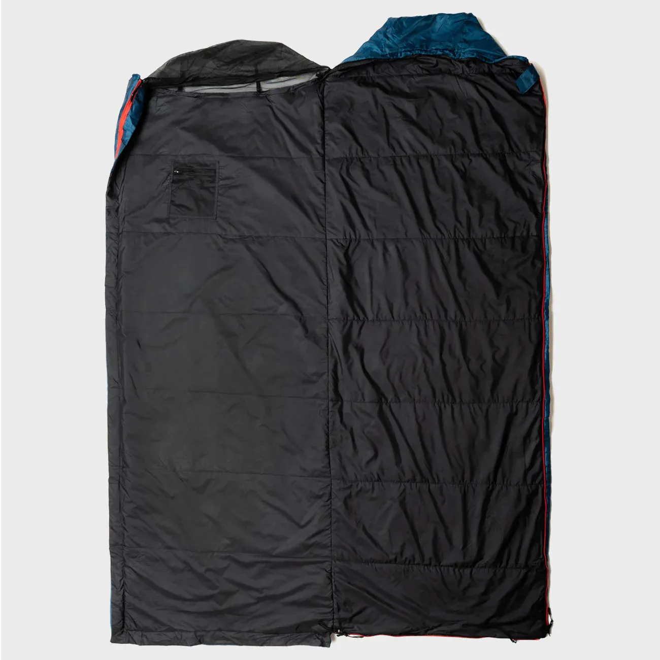 Snugpak Travelpak Traveller Square Sleeping Bag (Left Zip)(2°C/7°C)(Petrol Blue)