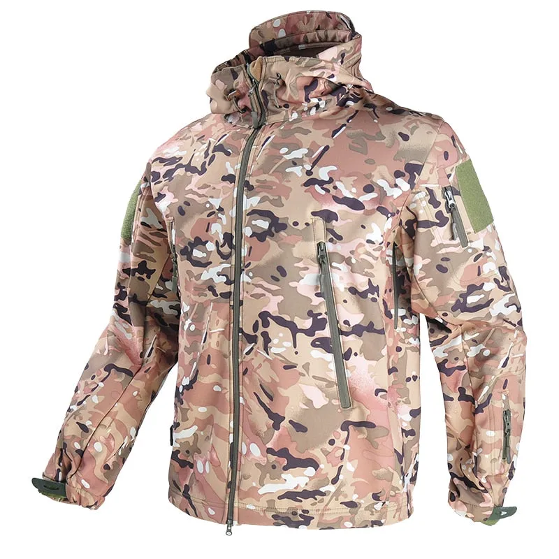 TAD Soft Shell Military Tactical Jacket Safari Men Waterproof Warm Windbreaker US Army