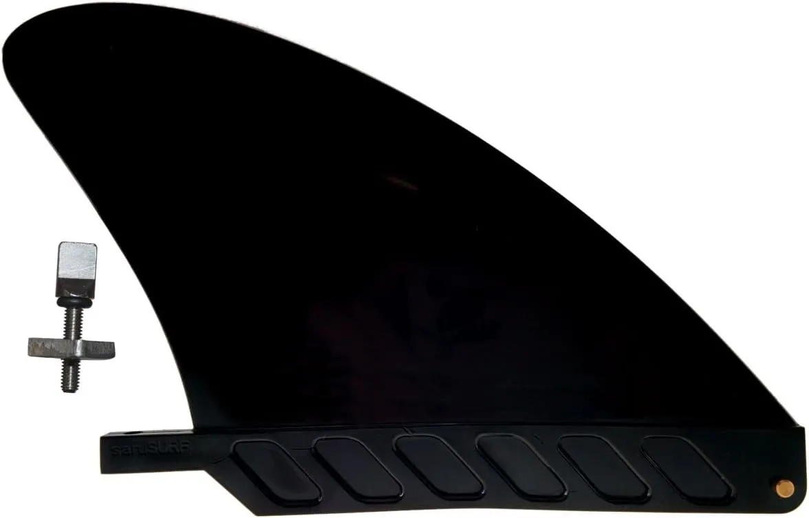 US Box Center Stubby fin Hard 4.6" for River SUP/Longboard/airSUP Black