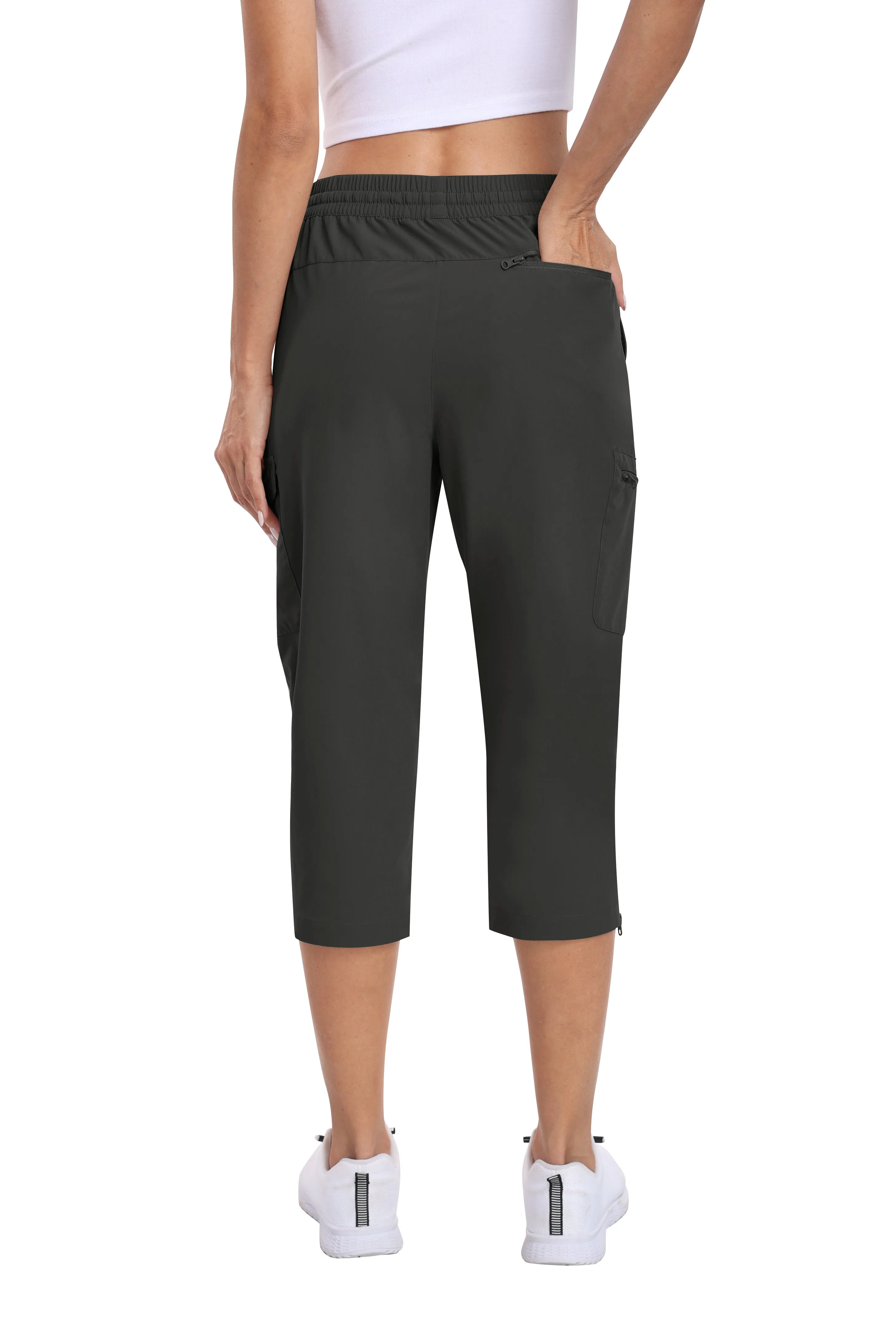 Women hiking summer outdoor cropped pants
