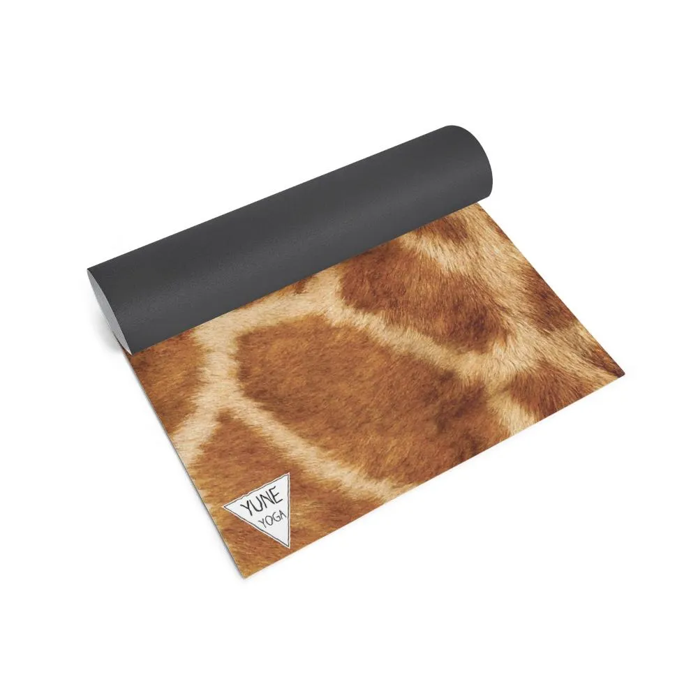 Yoga Mat | 6mm Thick | Giraffe | Non-Slip | Eco Friendly | Yune Yoga