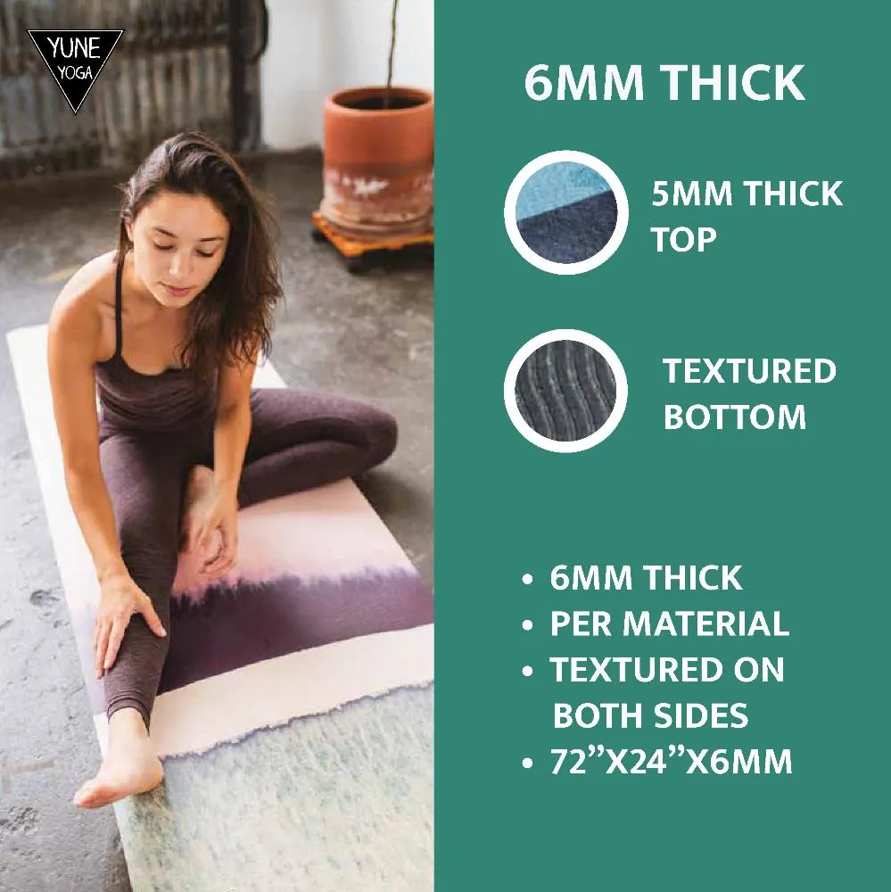 Yoga Mat | 6mm Thick | Giraffe | Non-Slip | Eco Friendly | Yune Yoga