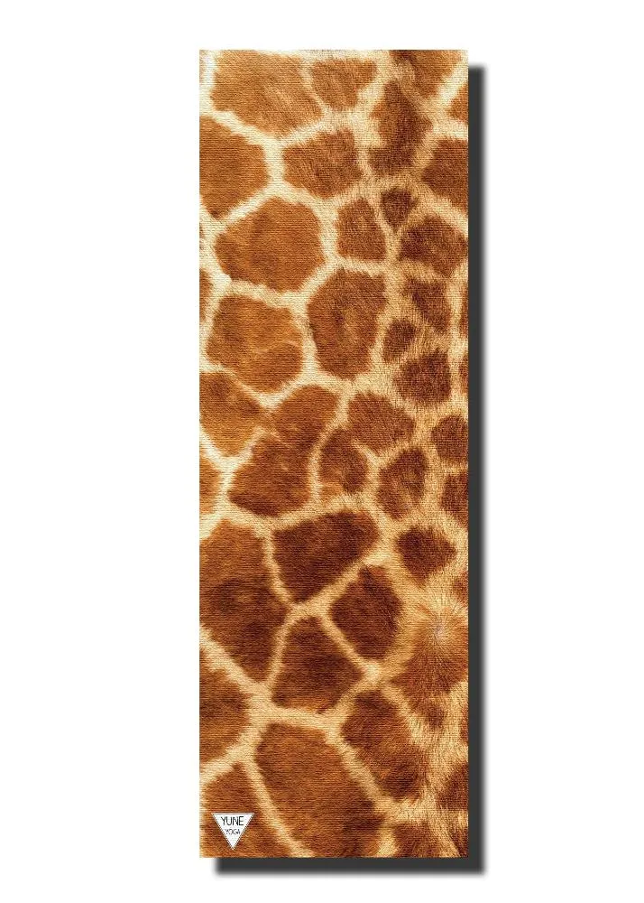 Yoga Mat | 6mm Thick | Giraffe | Non-Slip | Eco Friendly | Yune Yoga