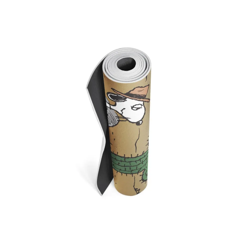 Yoga Mat | 6mm Thick | Snoopy | Non-Slip | Eco Friendly | Yune Yoga | Snoopy Spike Desert
