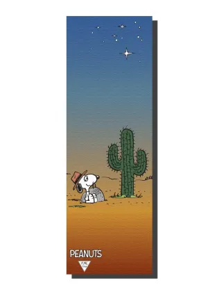 Yoga Mat | 6mm Thick | Snoopy | Non-Slip | Eco Friendly | Yune Yoga | Snoopy Spike Desert