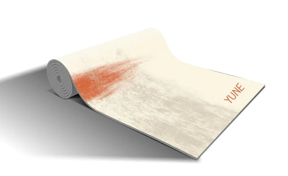 Yoga Mat | 6mm Thick | Tan | Non-Slip | Eco Friendly | Yune Yoga | CU29