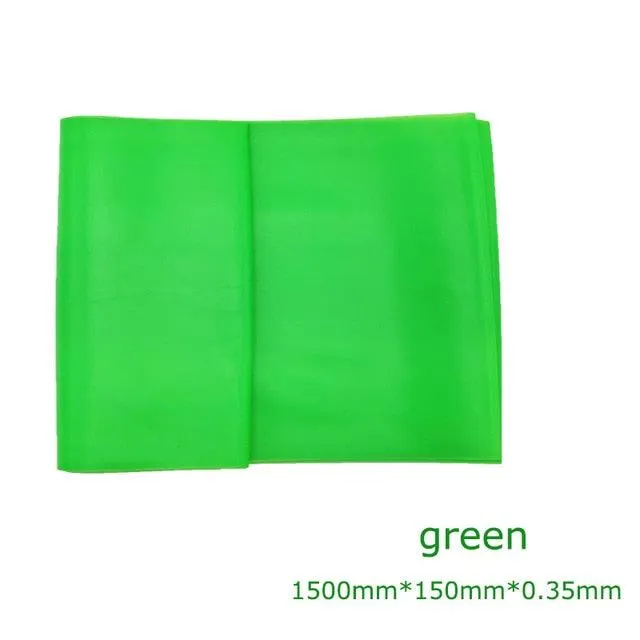 Yoga Stretch Resistance Band GYM Fitness Equipment Training Latex Elastic Exerciser