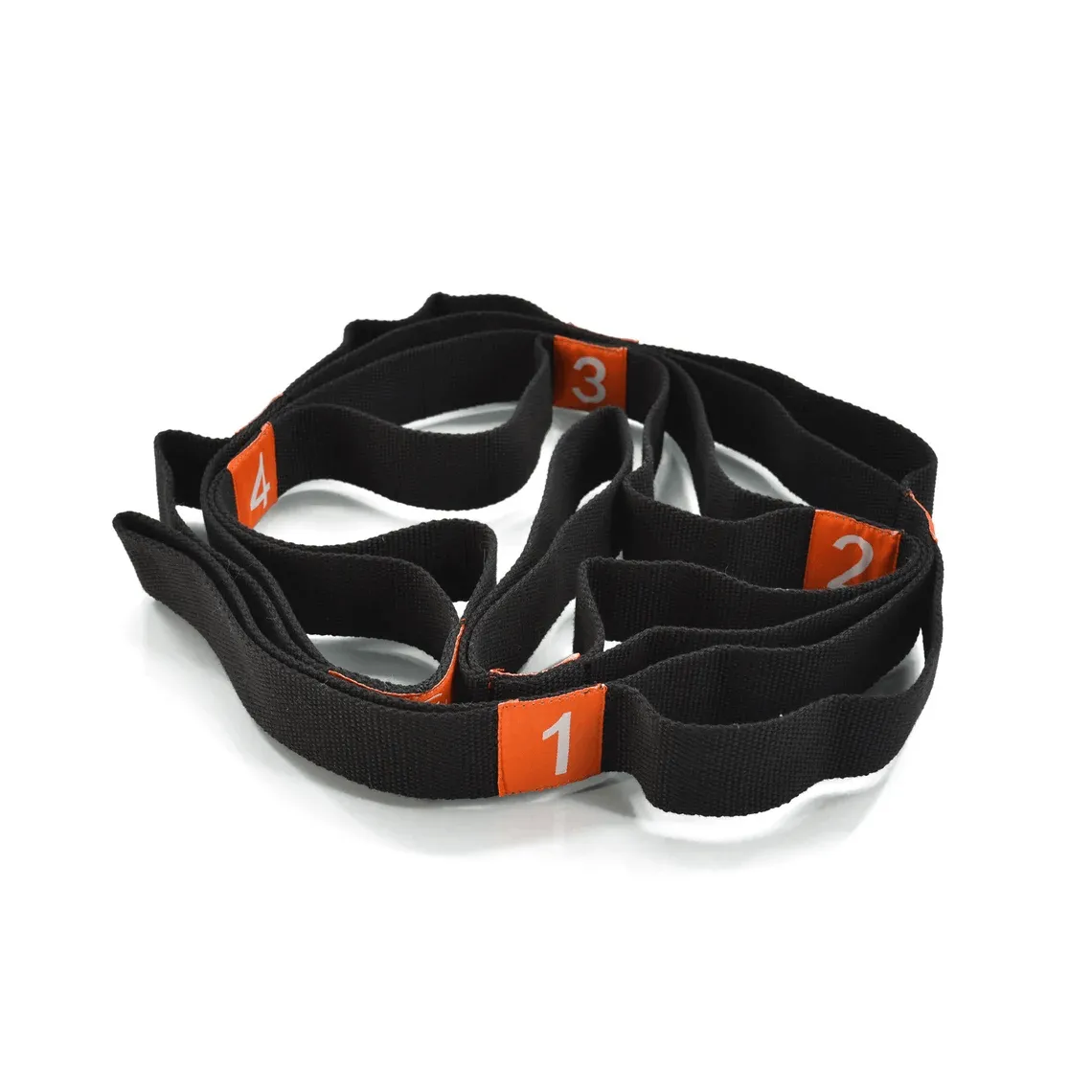 Yoga Stretch Strap Fitness Band With Multiple Loops